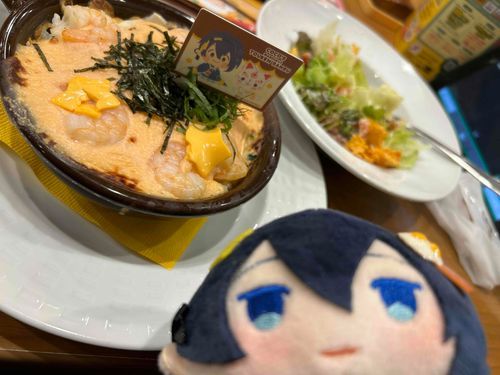 ぱしゅだよぉ😋
きょ は れしゅとらん きたよ
えび たぷり と おもち もちもち おいしかたよぉ🙌🙌