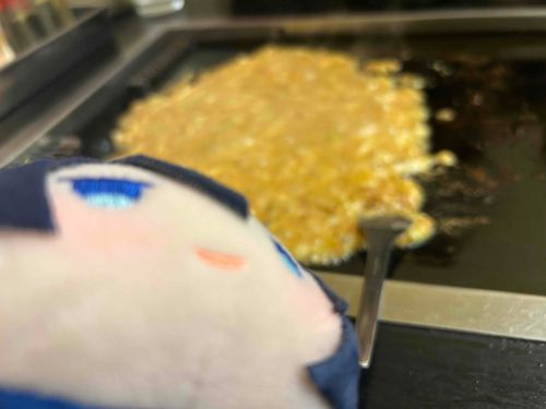 ぱしゅだよぉ！
これ もんじゃ っていうの？
あちち ただけど おいしかたぁ☺️