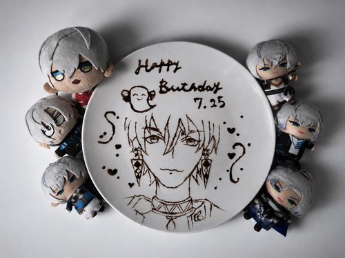 Happy Birthday
プレート頑張って作ったよ