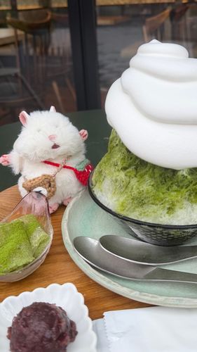 かき氷屋さんだったはむ🐹