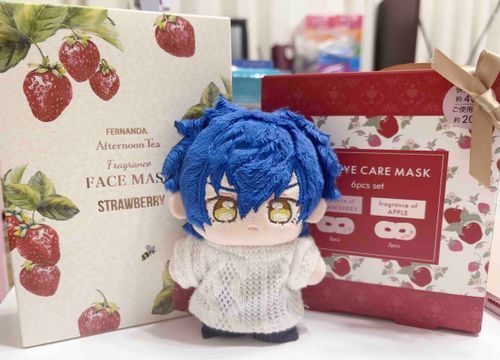 いちごのフェイスパックにアイマスクとは嬉しいですね(🍓)