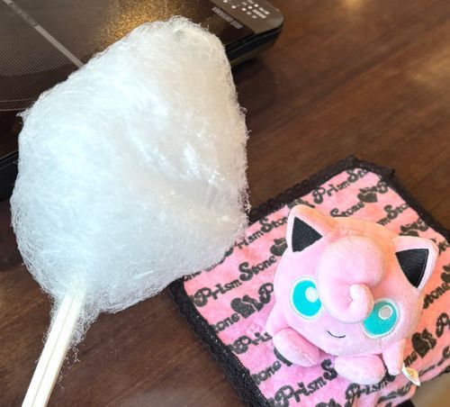 これは、トレーナー史上いちばん上手くいったしゃぶ葉わたがしメイキングらしい☁️🍬
まんまるを極めるのって難しいんだね！！
