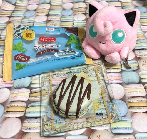 チョコミントマカロン、このみのお味でした🍫🌱