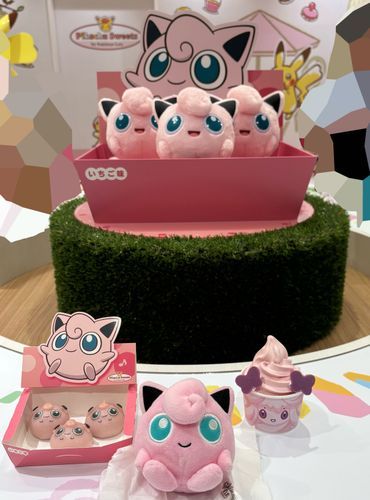 メガトウキョー改装後のピカチュウスイーツにも行ってもっちとマホソフト新フレーバーも食べてきたよー💓