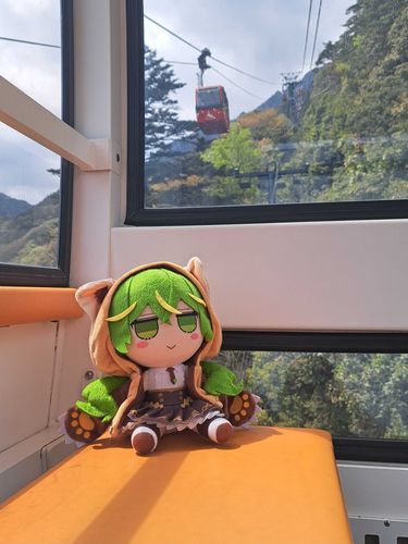 12分、のんびりと@御在所山ロープウェイ