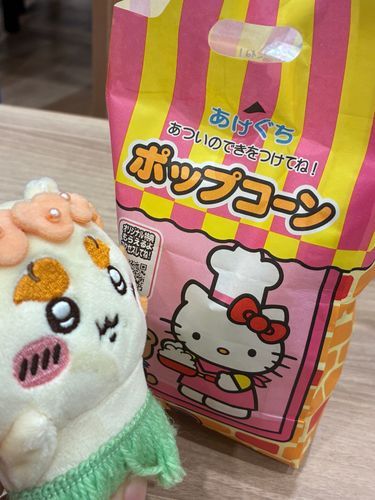 シーサーちゃん、ポップコーンだよ🍿