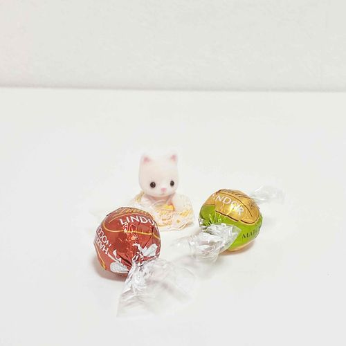 リンツのチョコがおおきくみえるね🍫