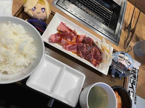最高のコラボレーション✨
👑ヴィルちゃん & 肉 & Hexy🥀
見守られる中で焼くのは匂いがキツそうなので…生肉と共にでごめんね💦