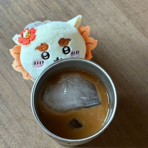 アイスコーヒーとシサ氏