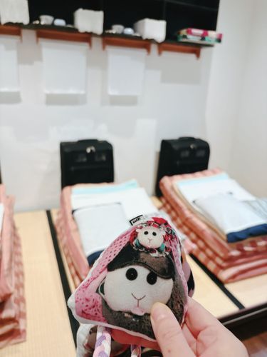 奈良監獄ミュージアムでみた囚人のお布団セットなの〜♡冬は寒そうなの〜♡リアリィ🐶
