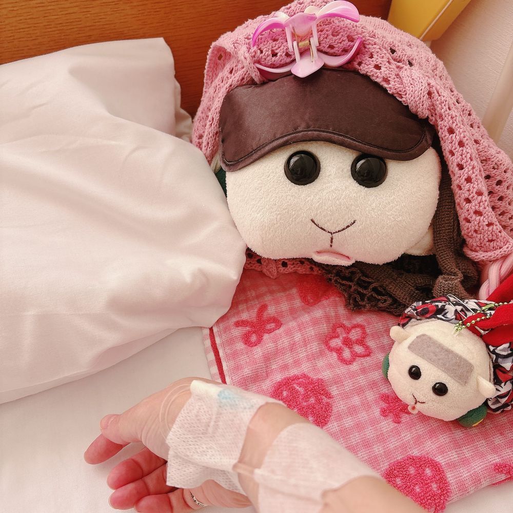 お姉ちゃんの入院に付き添いなんだよぉ〜!明日か明後日には退院なんだよぉ〜!モチ🍡たちはお姉ちゃんのナイトだからがんばるんだよぉ〜!モチ🍡
点滴の針さすの2回も失敗だったの〜♡痛そうなの〜♡でもリアリィ🐶たちがいたら大丈夫なの〜♡リアリィ🐶