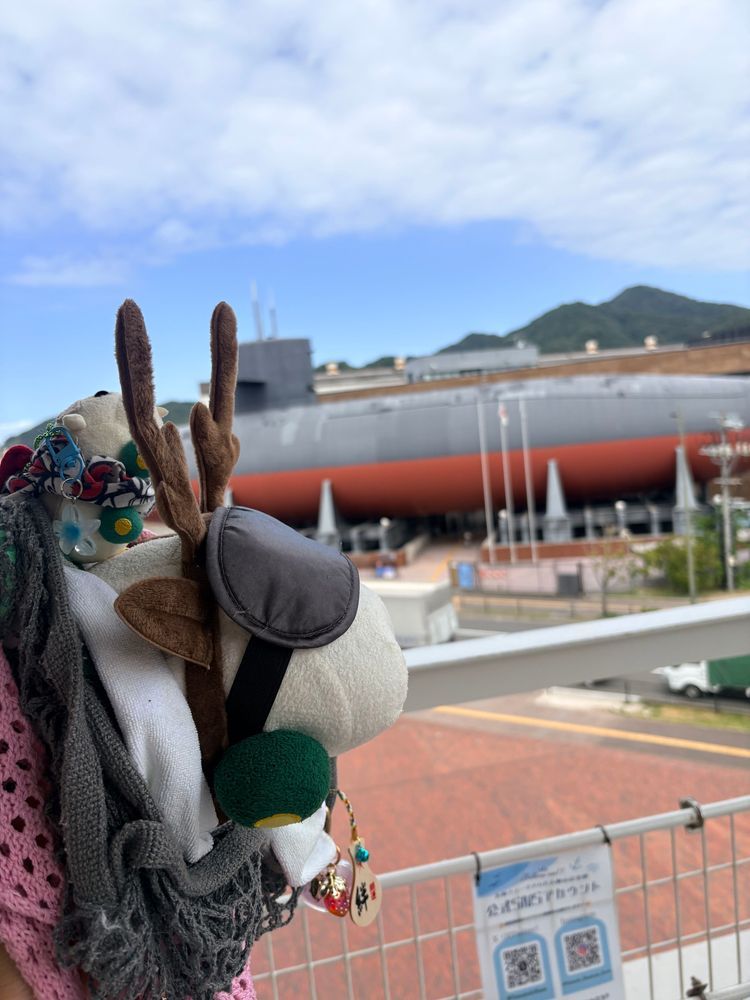 大和ミュージアムで呉の歴史と平和学習をしてきたんだよぉ〜！戦いは辛いし怖いけど、、戦艦大和は立派でかっこいいんだよぉ〜！モチ🍡
またお勉強したの〜♡大切な事なの〜♡リアリィ🐶
