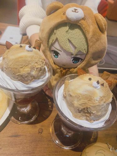 ゆるパフェかわいくて
食べられないよ〜
