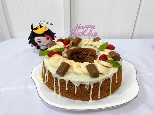 Happy birthday 🥳 
ケーキじょうずにつくれたね🍌