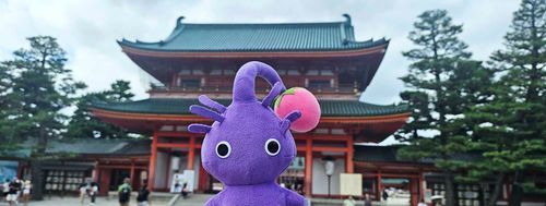 んふ～♪
(平安神宮に行ったよ～♪すごく昔からここにあるんだって！すごいね～)