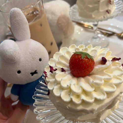 ふわふわショートケーキ食べた！♡
