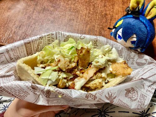屋台で食べたケバブ🥙だ！！！！(こみか)