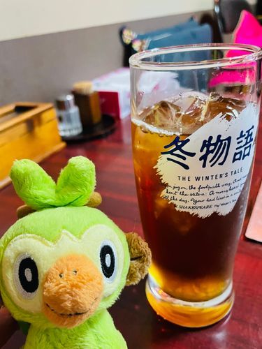 夏だけど冬物語？
(中身はウーロン茶)