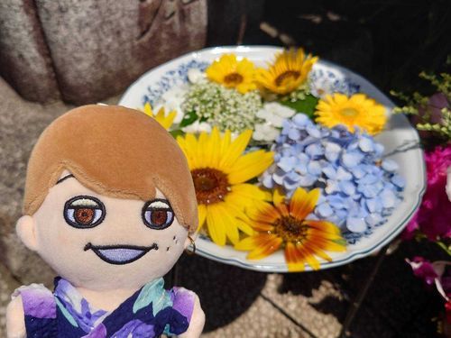 こんな花手水もええやろ
