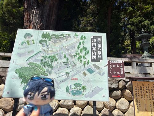🌹：今日は御朱印を頂きに鳩ヶ嶺八幡宮と、単車神社（本当の名前は柏原諏訪神社）に行ってきた。単車神社は
車山高原というところにあり途中ヴィーナスラインを通るんだが今日は天気が良かったからか沢山のバイクとスポーツカーと出会えたな。カフェでお茶して帰ったがその帰り途中に心音の友人一家が乗る白のRX-8とすれ違った。（尚あちらは気付いていなかった様子）

🌹🕶：鳩ヶ嶺八幡宮だが階段がかなり急で上りはまだ良かったが下りは手すりなしには少し降りるのが厳しかったくらいだ…緑が多くて目は癒されたが。今回も心音の親父さんの愛車 ソリオハイブリッドで親父さんの運転で
行ってきたが今の走行距離は8万ちょっとらしい。結構乗っているな。驚くべきはこのソリオで親父さんは友人と以前小豆島へ旅行に行ったことがあるそうだ。