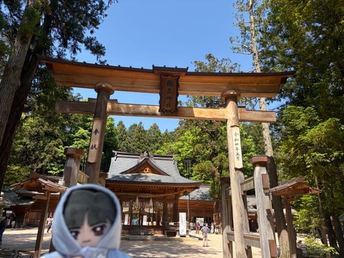 🌹🕶：今日も天気がいいから車で出かけてきた。穂高神社に御朱印を頂きに行ったら白い馬がいたよ。

🌹：その後はこの神社からほど近いところにある早春賦の歌碑のある場所に行ったり、美術館に油絵画家の個展を見に行ったりして最後は姨捨PAで昼を食べてきた。天気が良いからアルプスなどの山が綺麗だったよ。ちなみに早春賦の歌碑の所はソーラー発電でなるタイプのオルゴールがあっていい音がした。

🌹🕶：姨捨PAは聞いていた通りかなりの絶景だったな。