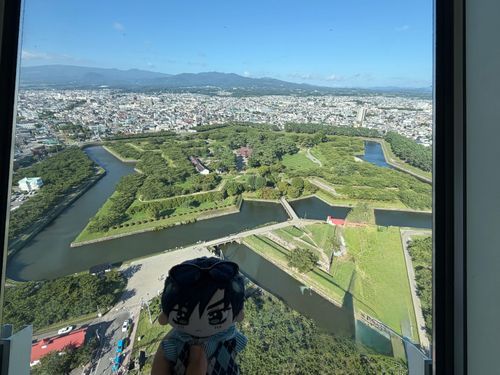 🌹🕶:五稜郭タワーと奉行所に行ってきた。心音は21年ぶり2度目らしいが今回の方がよく見えたそうだ。
見事な星型だ……
奉行所ではエンフィールド銃と砲弾が
展示されていたが 砲弾とはこんなにでかいものなのか?