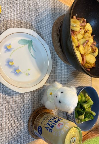 ジャーマンポテトとビール🍺
