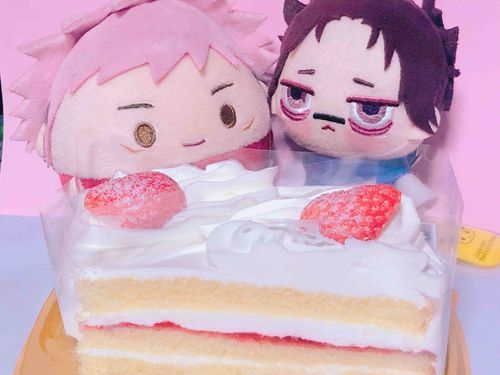 ケーキを貰った。ゆうじと一緒に食べた。
