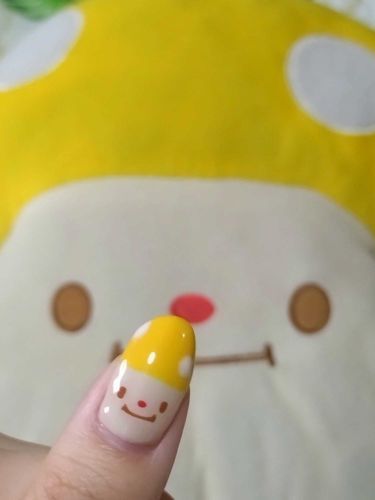 持ち主さんの爪がきのたんになっちゃった！