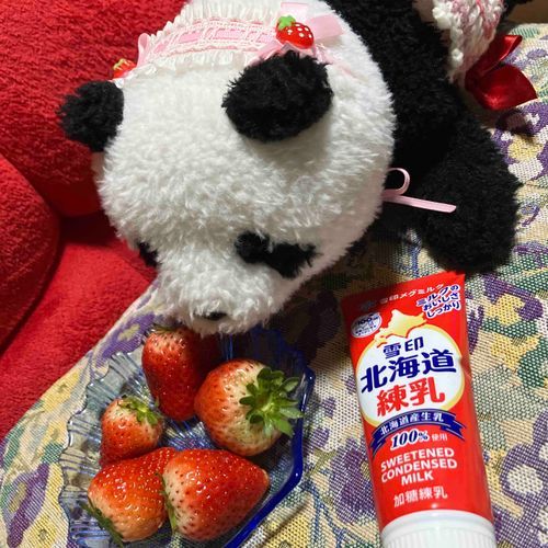 ほんものの いちご………っ❣️