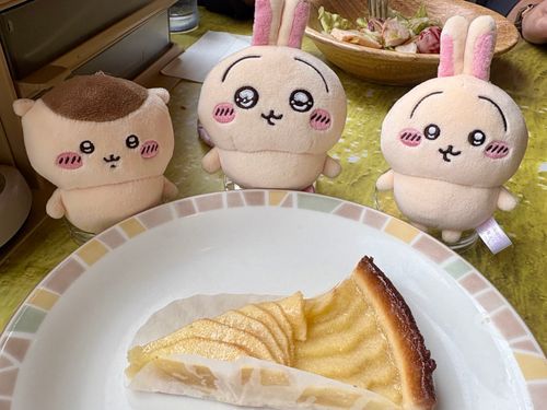 アップルタルト🍎も食べたよ♪
甘酸っぱくて美味しかった♡﻿
