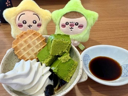 夢庵②
黒糖ゼリーと抹茶ムース
バースデークーポンで、549円が219円で食べられたよ🙌