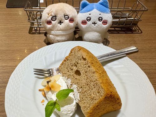 やっぱり、デザートはラッコ先生に食べさせてあげたいよね♪