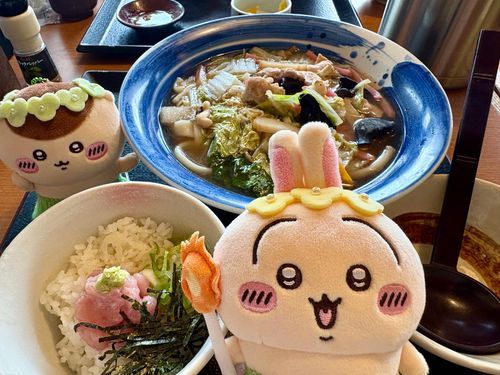 味の民芸✨️
ちゃんぽんうどんと、ミニまぐろたたき丼どっちも美味しかった～♪