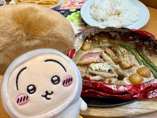 ココス🍽
きのこのハンバーグ、むちゃうまだった‪🫶