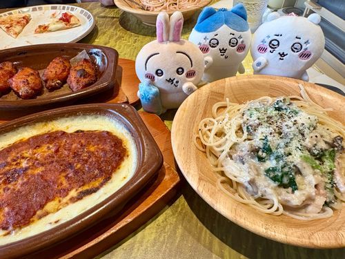 久しぶりにサイゼ行ったよ♪
ほうれん草ときのこのクリームパスタ、めちゃくちゃ美味しかった!!
