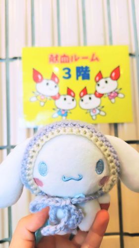 もちぬしのけんけつちゅう、まんなかしなもんは、ろっかーのなかでおるすばんしてるの૮ .  ̫ . ა

けんけつちゃんたちって、じつはけつえきがたごとにおなまえがあるんだよ！૮ ˃̵ ֊  ˂̵ ა