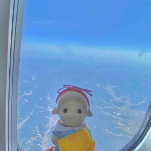 空を飛んでます✈️
これから旅行の投稿多くなるよ🎶