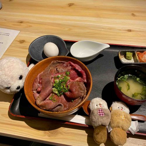 福岡の思い出です🦦
生の牛丼を食べました。とてもおいしかったです。