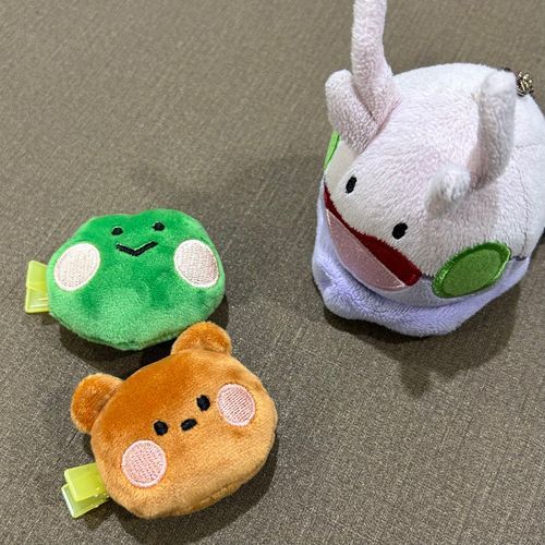 ぬいぐるみクリップ◓
ガチャガチャの戦利品ヌメ！