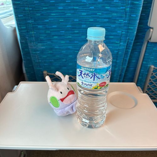 新幹線で旅行ヌメ🚄