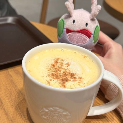 スタバのスープチーノ！ヌメ🎃