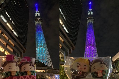 🙋‍♀️
「長男(っ◜◡◝ｃ)🐰以外は初めてのスカリツリー‼️東京に来ててもなかなかここまで来なくって😓やっとみんなで来れました👍」
長男(っ◜◡◝ｃ)🐰
「みんなと来れて嬉しいです☺️そして、また俺を連れて来てくれてありがとうございます☺️」
🙋‍♀️
「いいえ〜。今度はみんなで上まで登ろうね👌」
