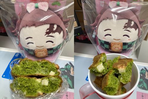 🙋‍♀️
「少し前に仙台のメゾンカイザーで買ったスコーン✌️3種類買って冷凍保存してた✌️のをおやつとして食べたくて今朝家の冷凍庫から持ってきて会社の冷蔵庫に入れてた✌️」
「抹茶とホワイトチョコ✨次男(っ◜◡◝ｃ)🧸とシェアしやすいように細かく割ったよ🫶」
次男(っ◜◡◝ｃ)🧸
「おれ抹茶もホワイトチョコもスコーンも大好きです☺️💕」