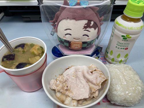 次男(っ◜◡◝ｃ)🧸
「おっひるー☺️」
🙋‍♀️
「夕飯で残した(先に分けてた)冷しゃぶ‼️ゴマダレならぬゴマドレをかけてきた🤣」