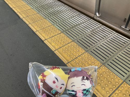 🙋‍♀️
「新幹線を降り在来線のホームに到着👍トイレを済ませてからでも余裕だった👌新幹線は途中までお隣さんがおりましたが宇都宮で降りていかれました‼️」
長男(っ◜◡◝ｃ)🐰
「ライブ遠征が終わっちゃうよ〜💦」