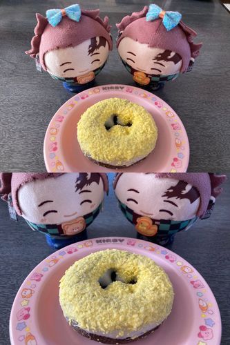 弟ズ(っ◜◡◝ｃ)🧸🐥
「丸くて甘〜いドーナツはこの形じゃなきゃ☺️✨」
🙋‍♀️
「見慣れないメニューだなと思い買ったサクサクホワイトチョコレート...なんと裏メニュー(隠れメニュー)みたいね⁉️出会えてラッキー✌️そして美味しかったですわよ🫶」