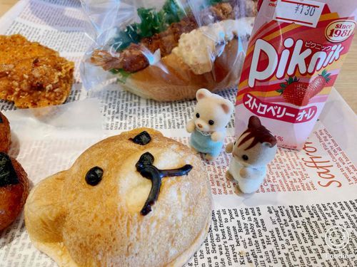 クマちゃんのパンかわいいね