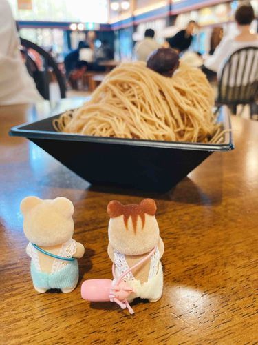 大きいモンブランだ。食べきれないなあ