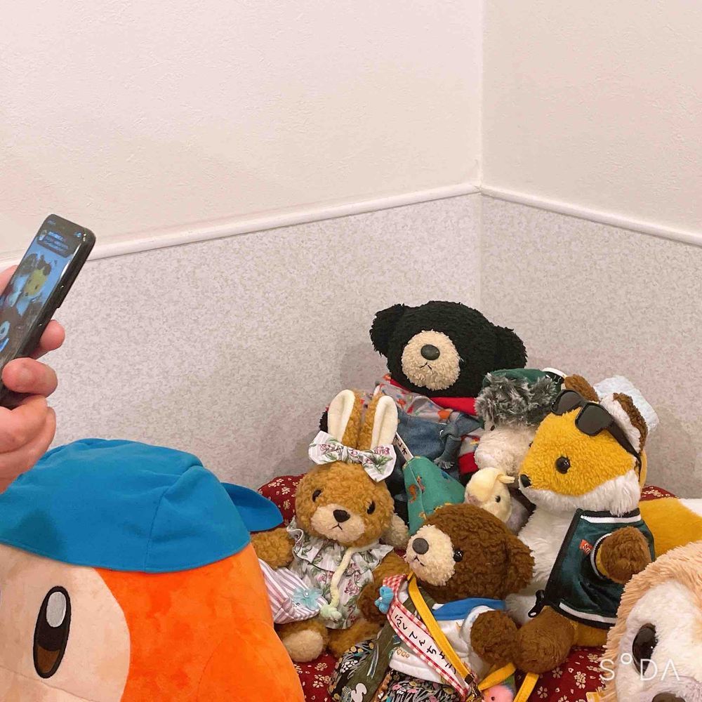 TONKIES CafeのSNS用に写真撮られてるきつね🦊

Cafeの思い出おしまい。